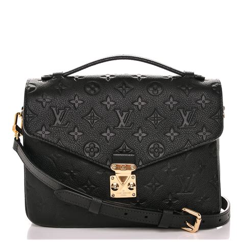 louis vuitton crossbody pochette black|louis vuitton pochette monogram.